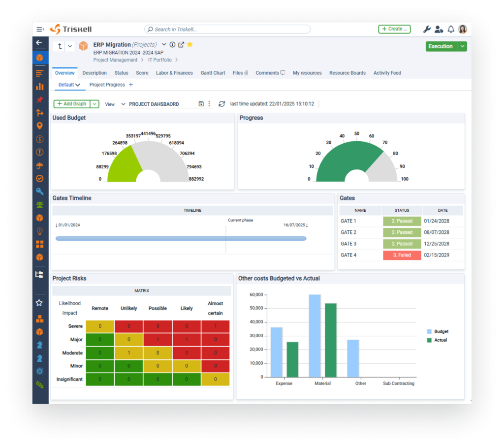 10 Examples Of PMO Dashboards For Project Management Triskell