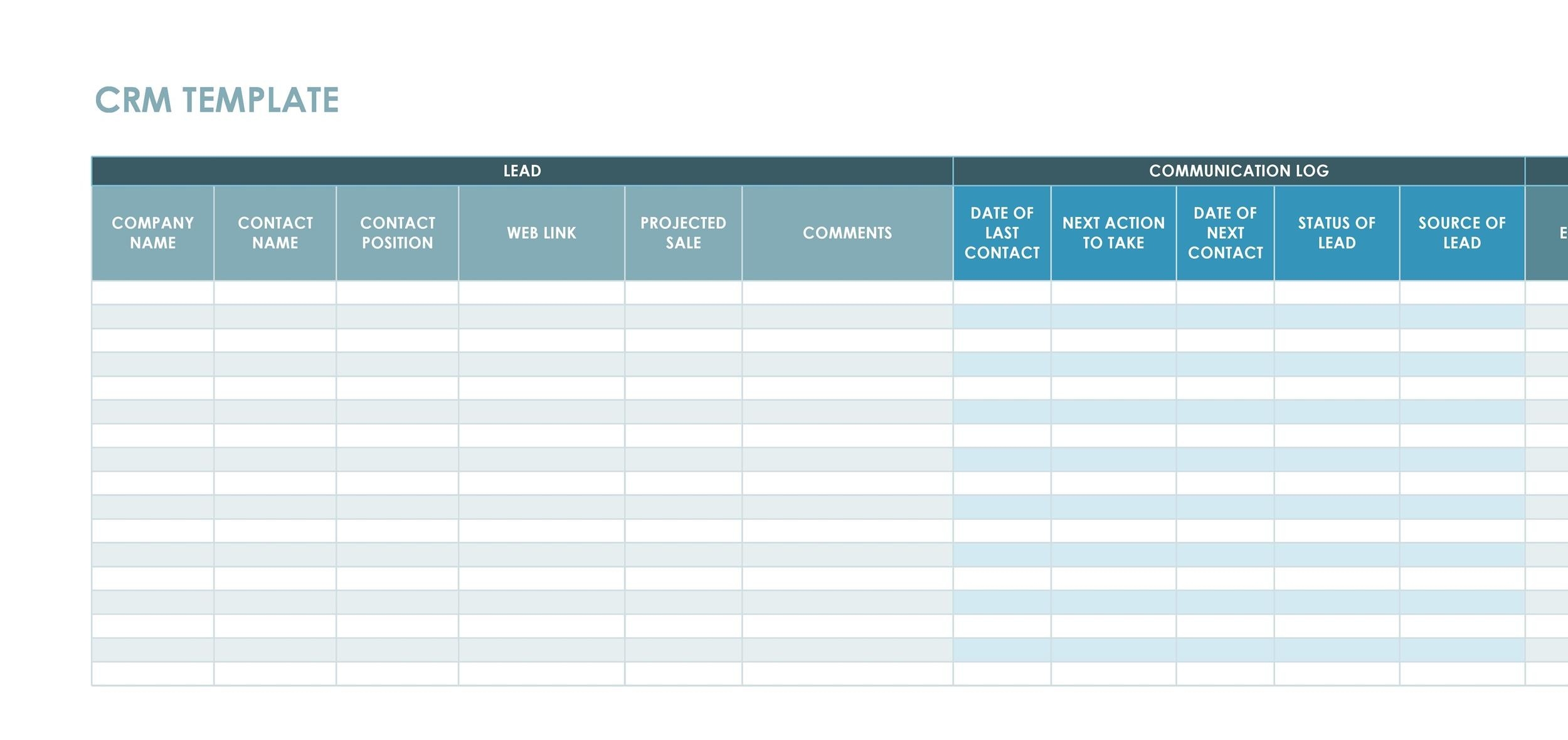 15 Best CRM Customer Relationship Management Templates In Excel