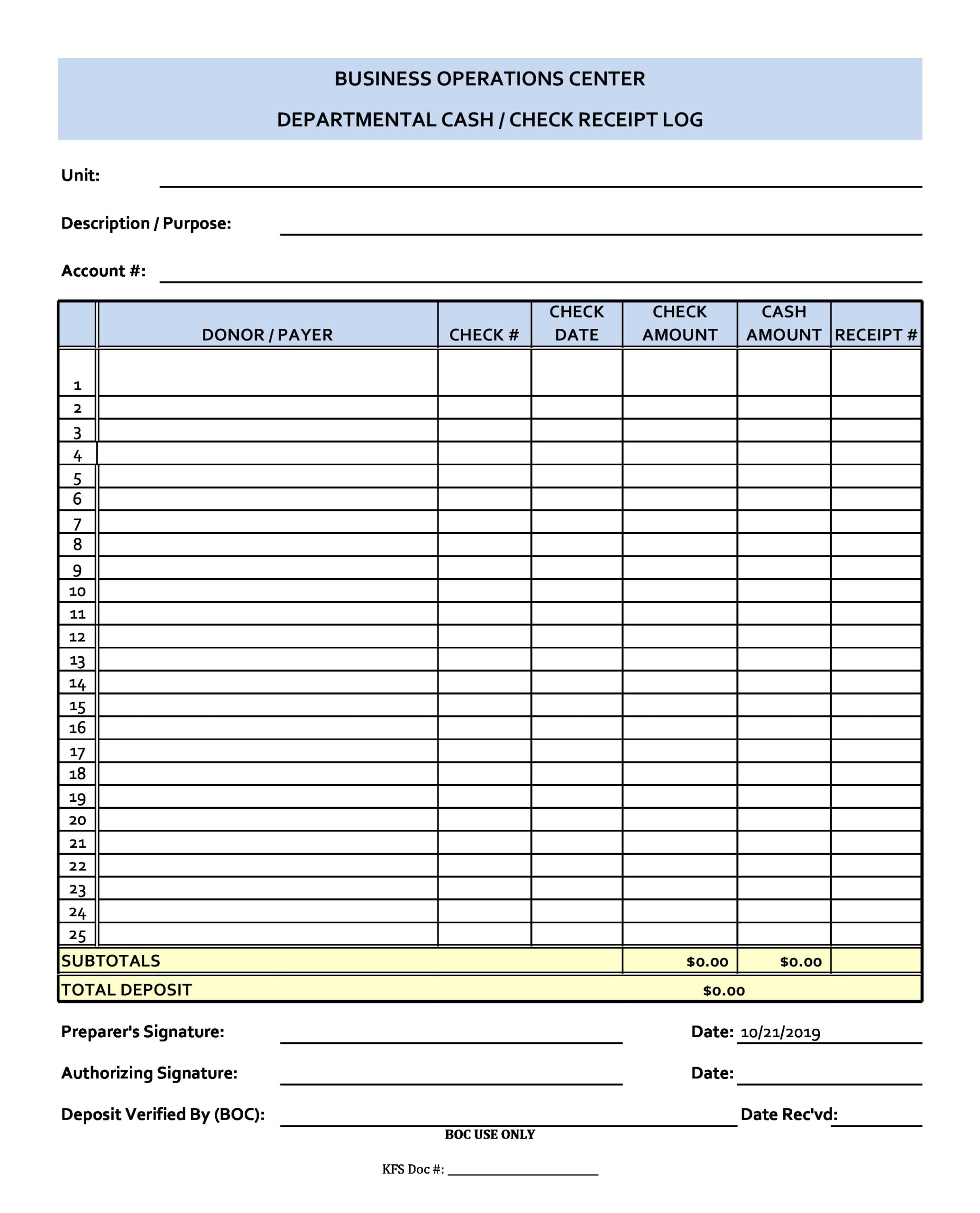40 Free Receipt Book Templates Word Excel PDF 