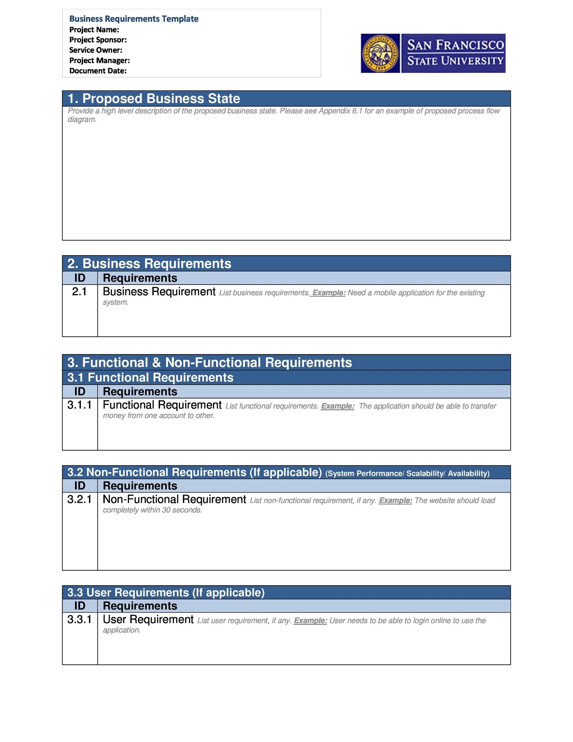 40 Simple Business Requirements Document Templates TemplateLab