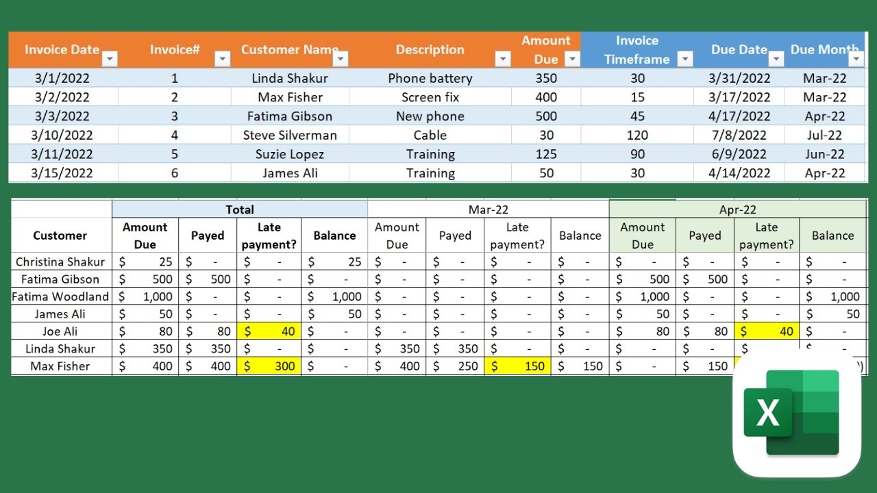 Accounts Payable Template Excel YouTube