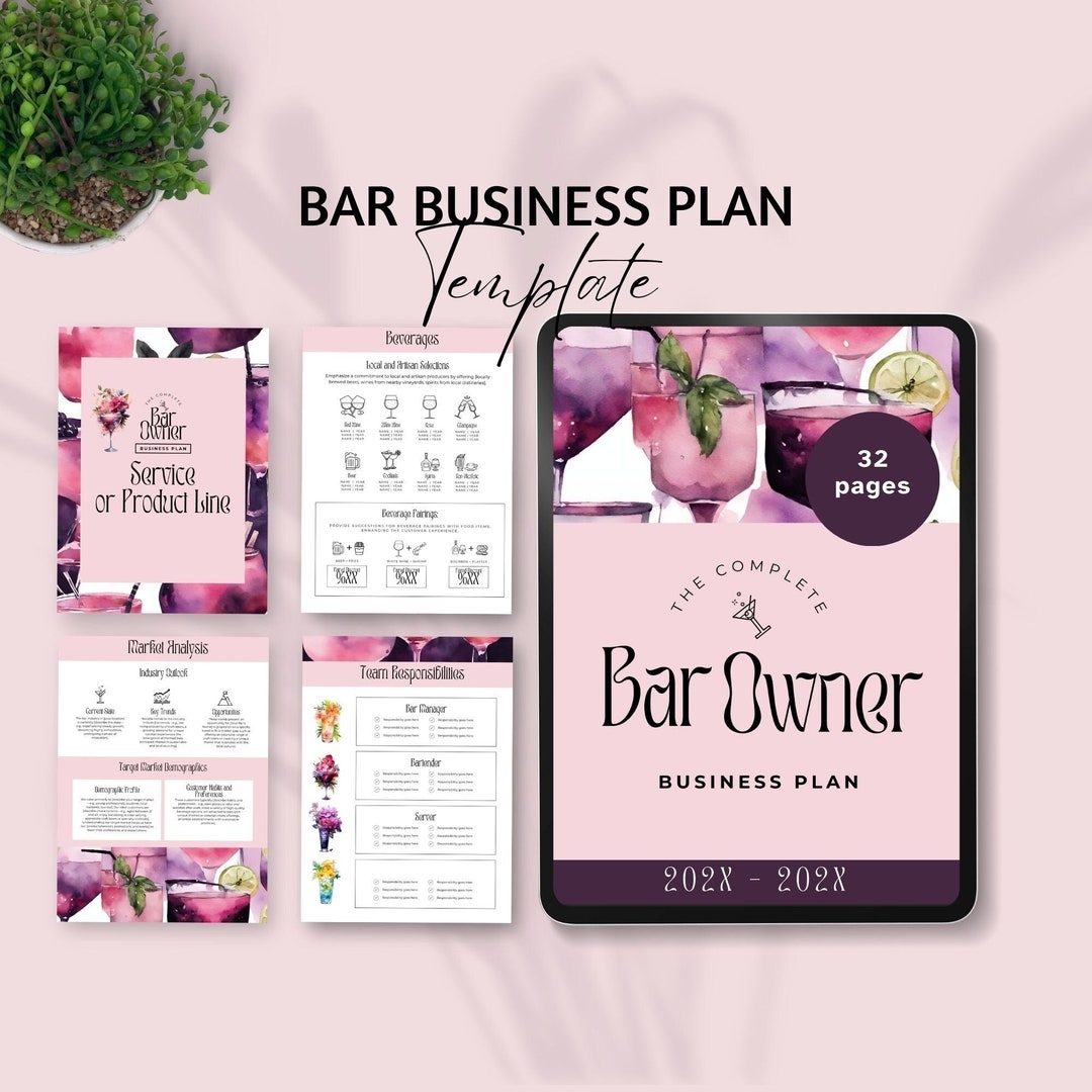 bar business plan sample