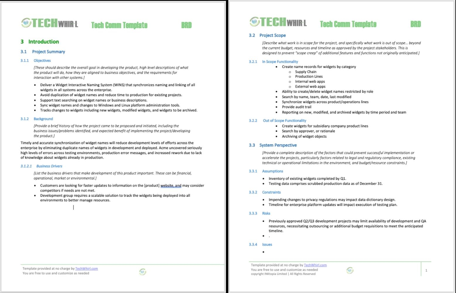 Business Requirements Document BRD Template
