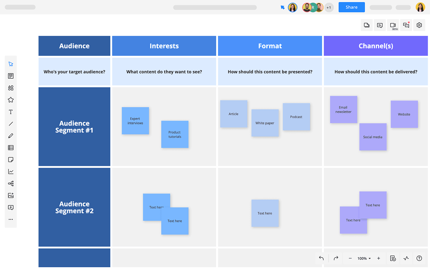content marketing plan template