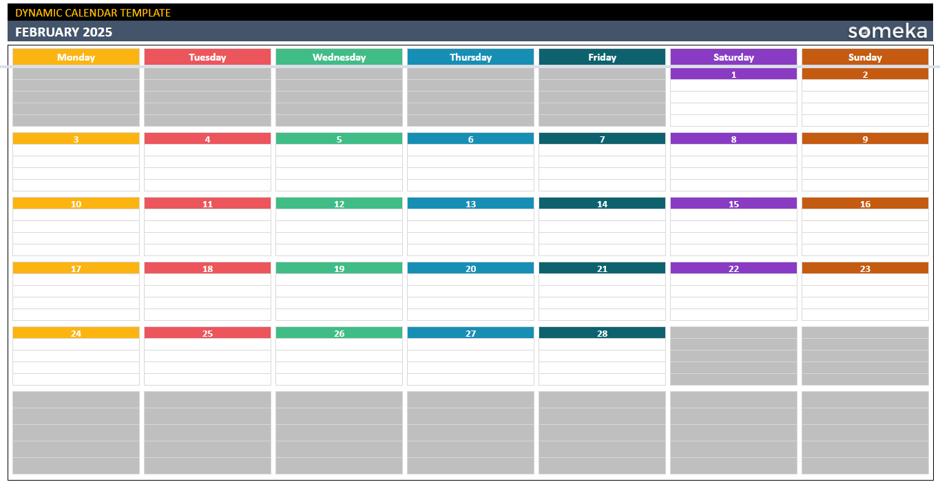 monthly calendar template google sheets