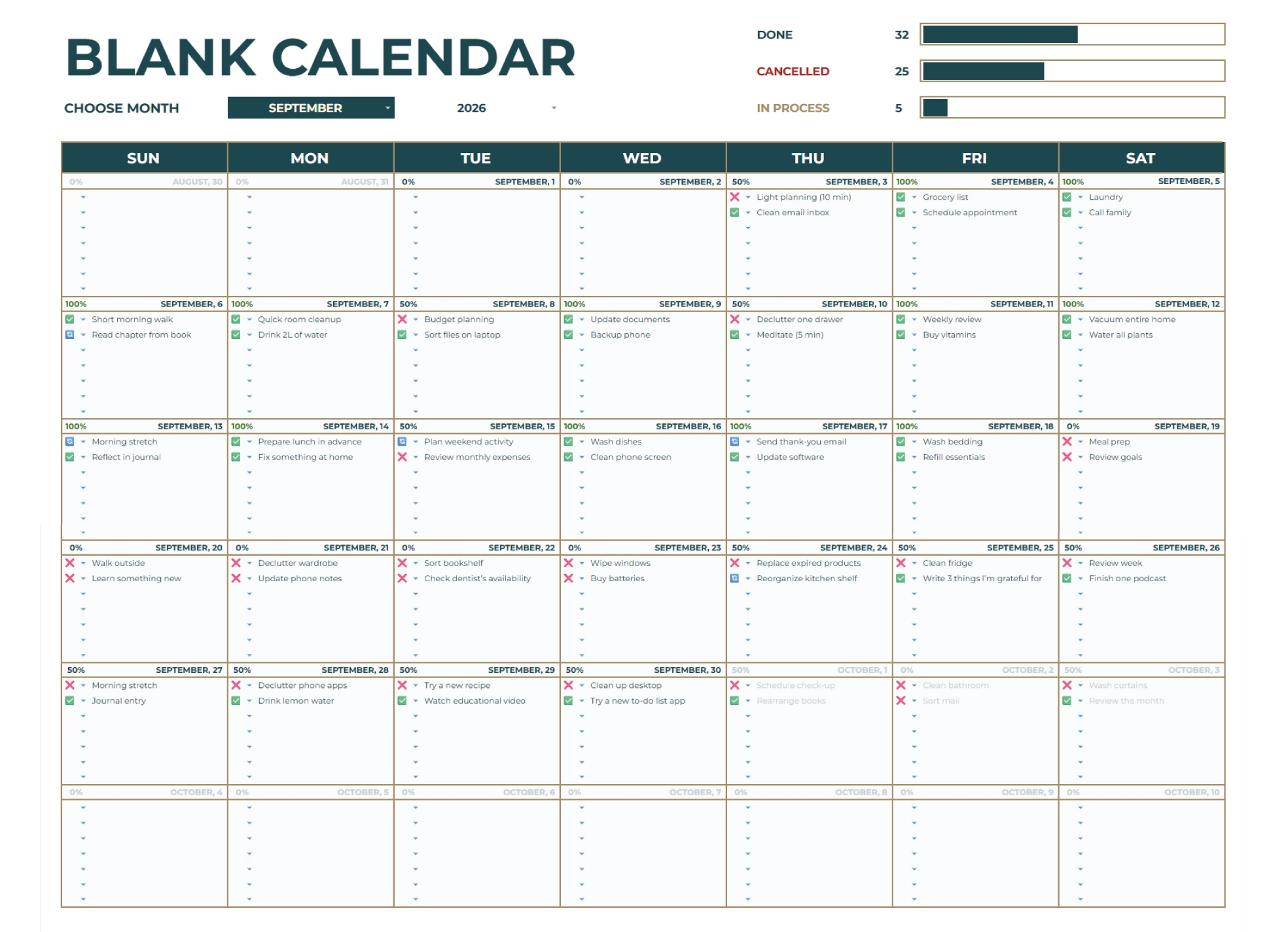Editable Blank Calendar Free Google Sheets Excel Template Gdoc io