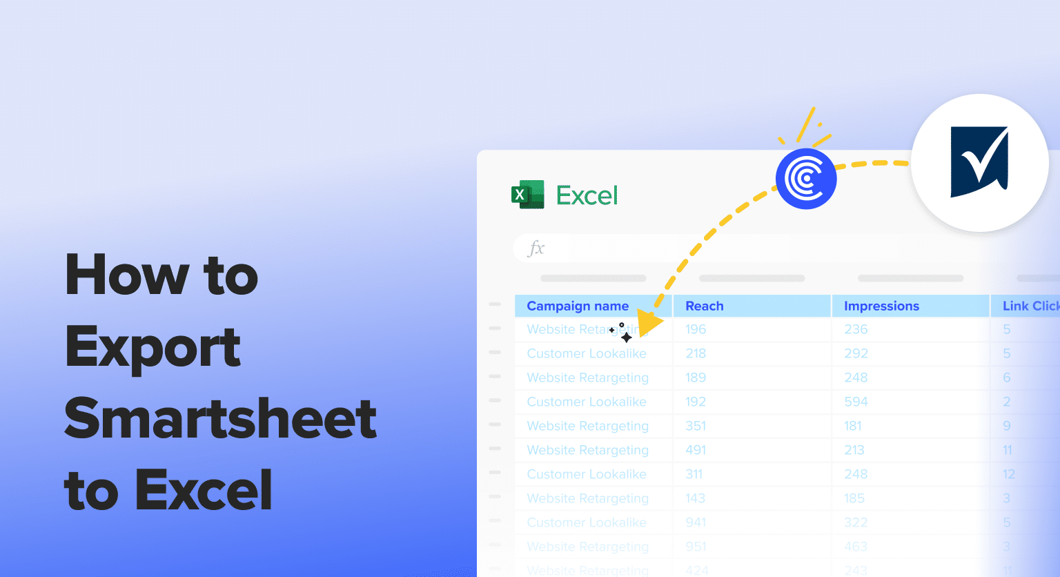 Export Smartsheet To Excel No Code Tutorial