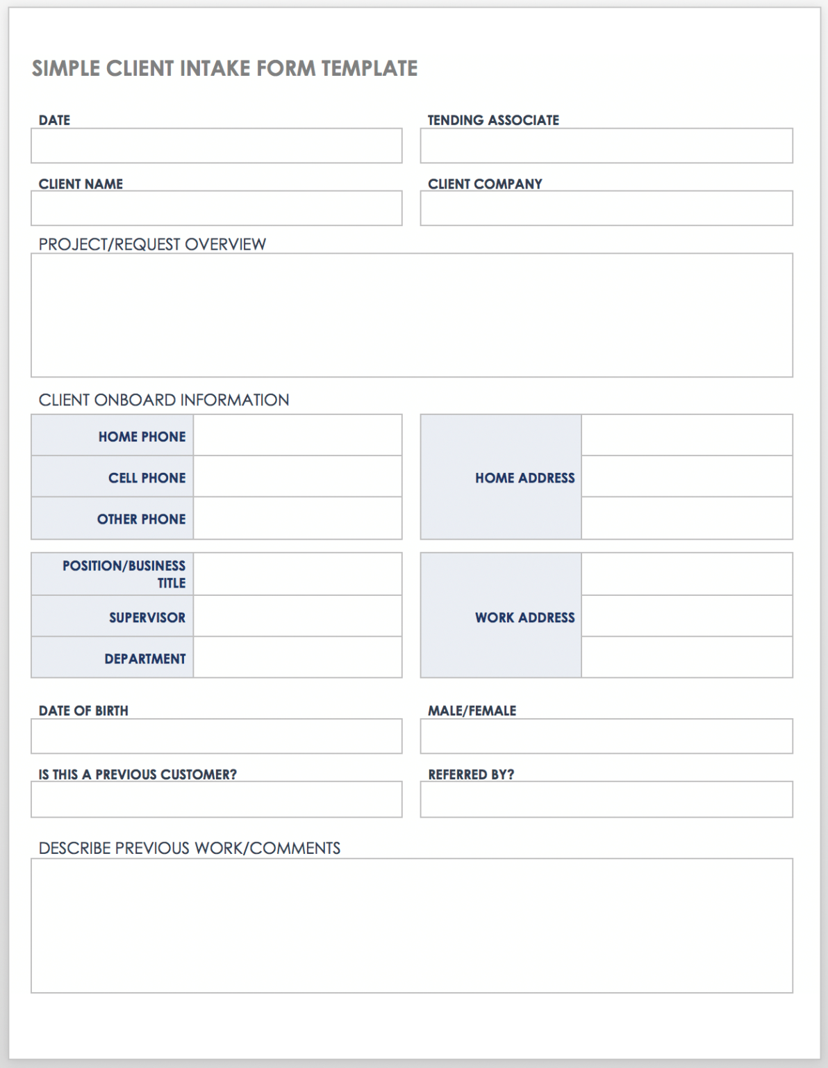 client intake form template law firm - MIT Printable