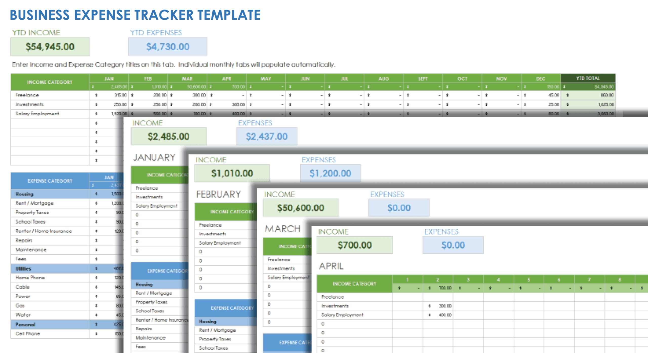 Free Google Sheets Expense Sheet Tracking Templates