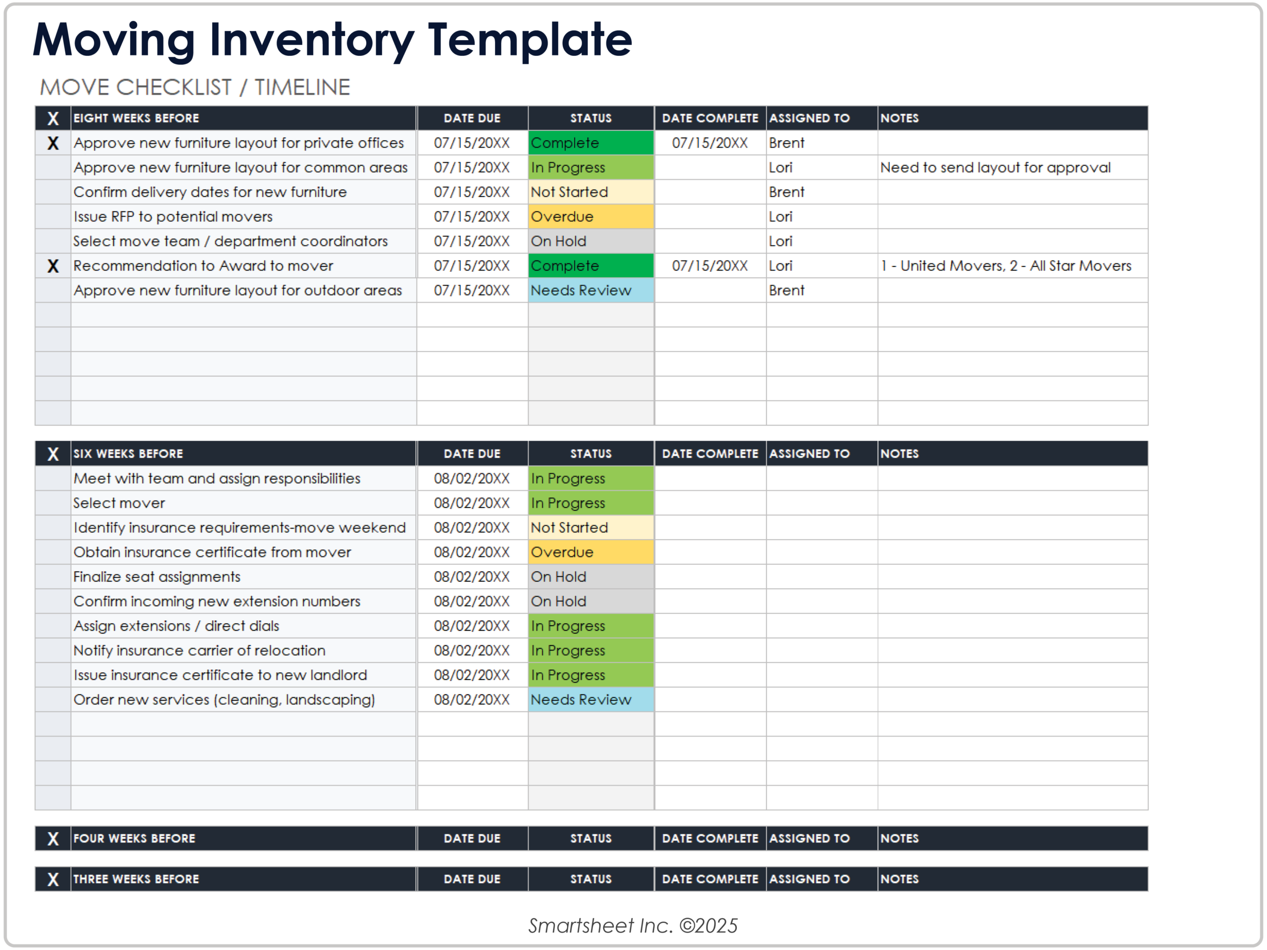 google sheets inventory template free