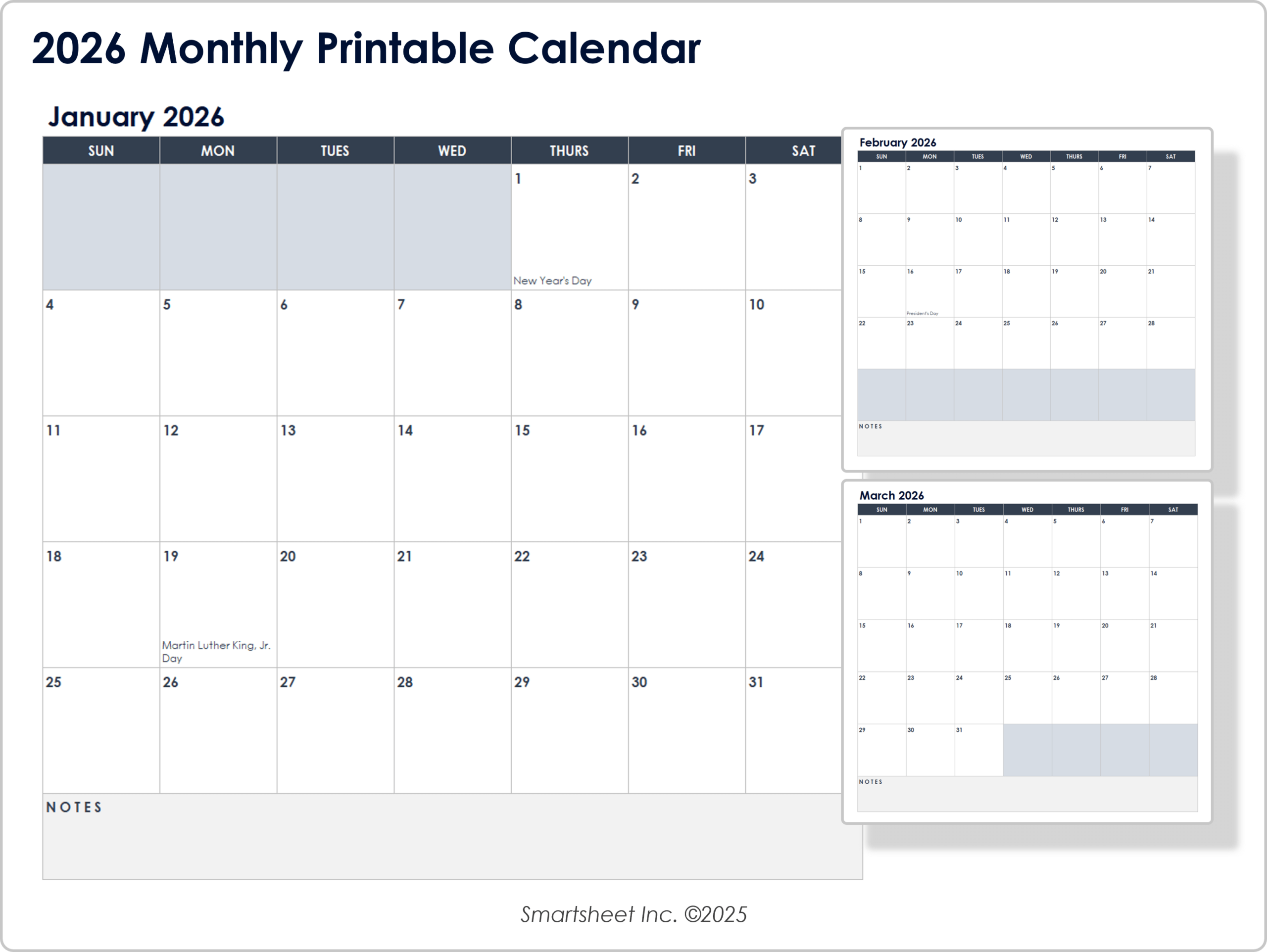 Free Google Sheets Monthly Calendar Templates