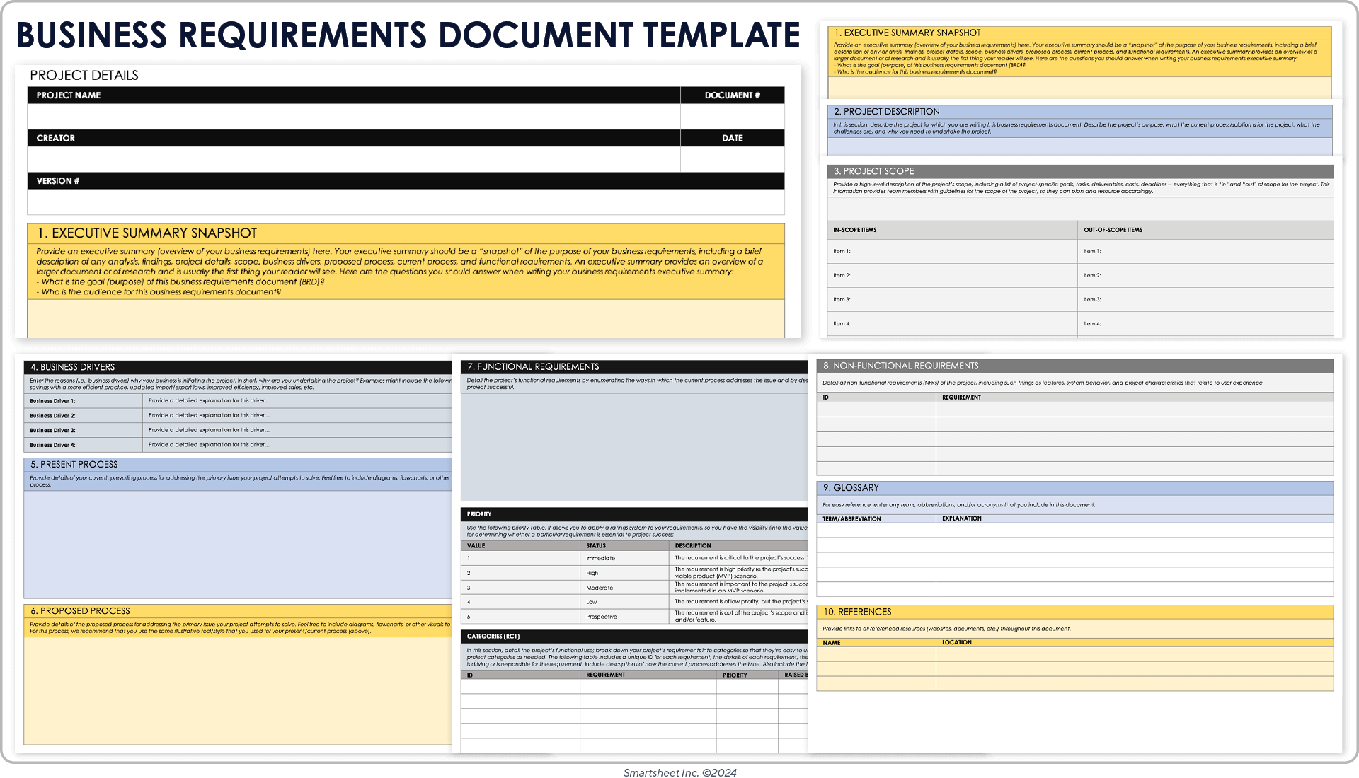 Free Requirement Gathering Templates All Types Formats