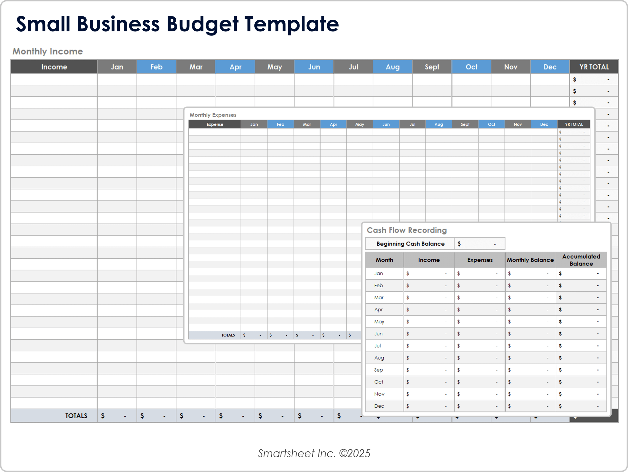 business expense sheet template