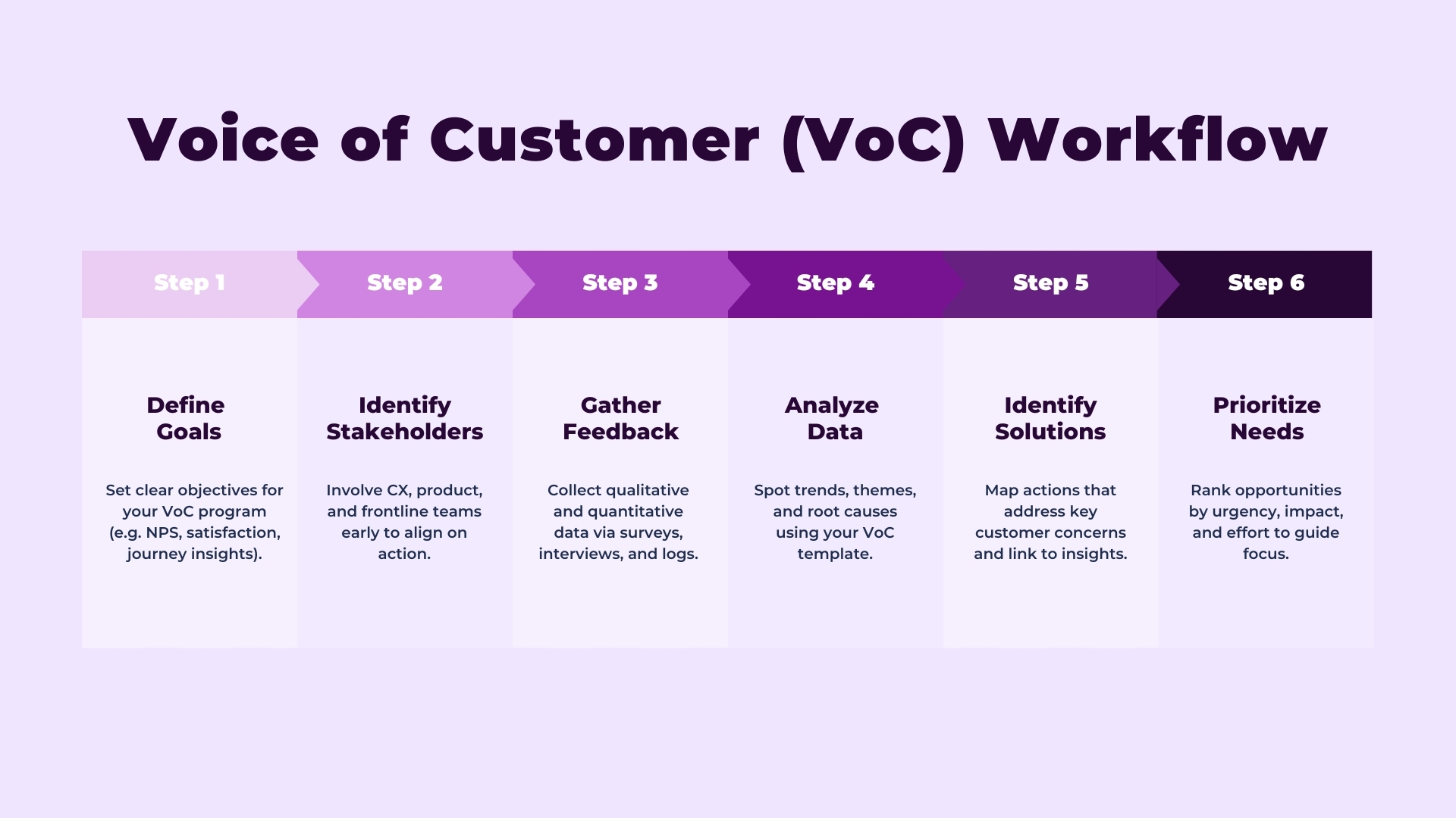 Free Voice Of The Customer Template Step by Step Guide