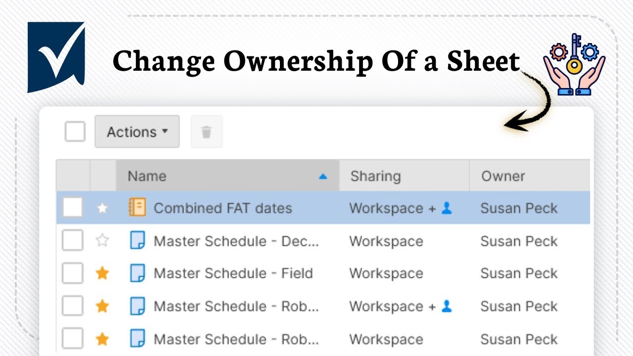 How To Change Ownership Of A Sheet In Smartsheet YouTube