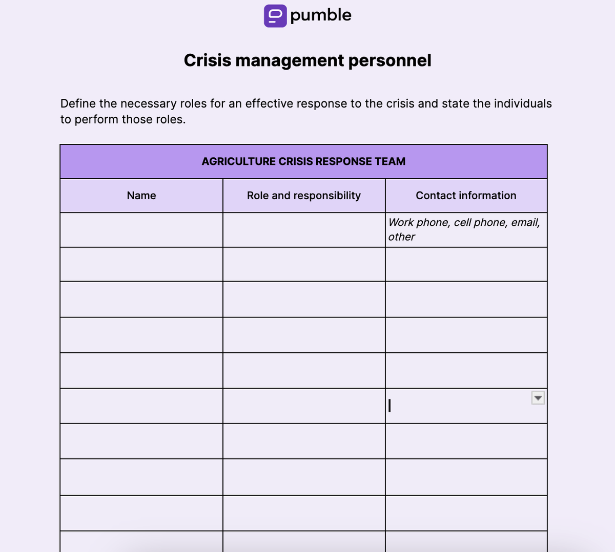 How To Make A Crisis Communication Plan Templates 