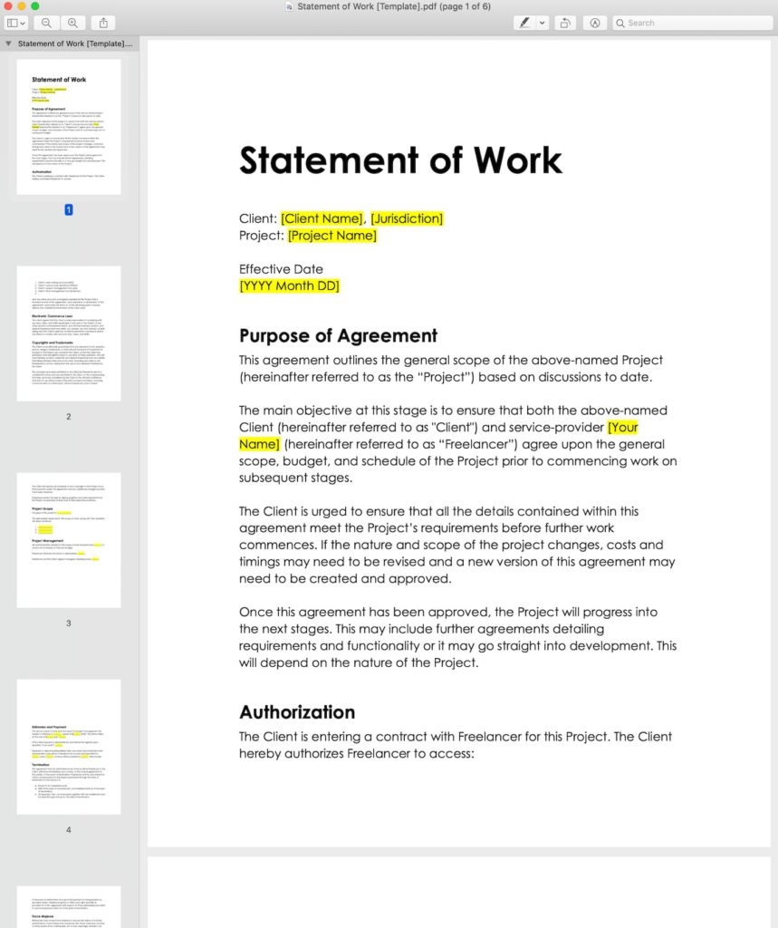 How To Write A Statement Of Work Key Steps For Success