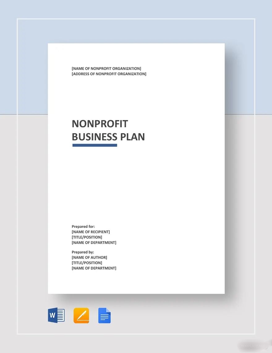 npo business plan template
