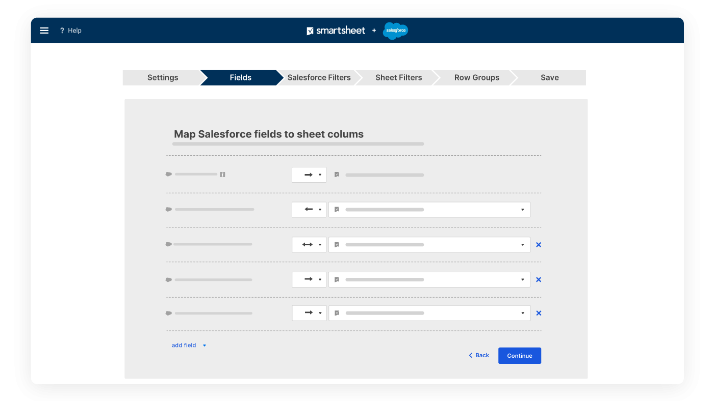 Smartsheet Salesforce Connector Data Alignment And Transparency Between Leadership Sales And Operations Salesforce AppExchange