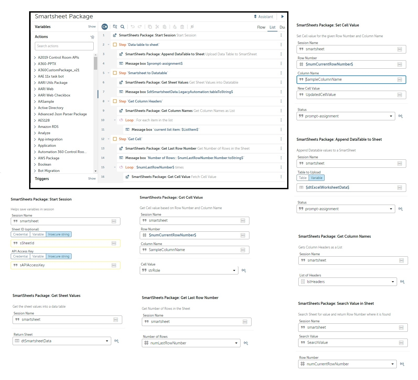 Smartsheet Utility Package Agentic App Store
