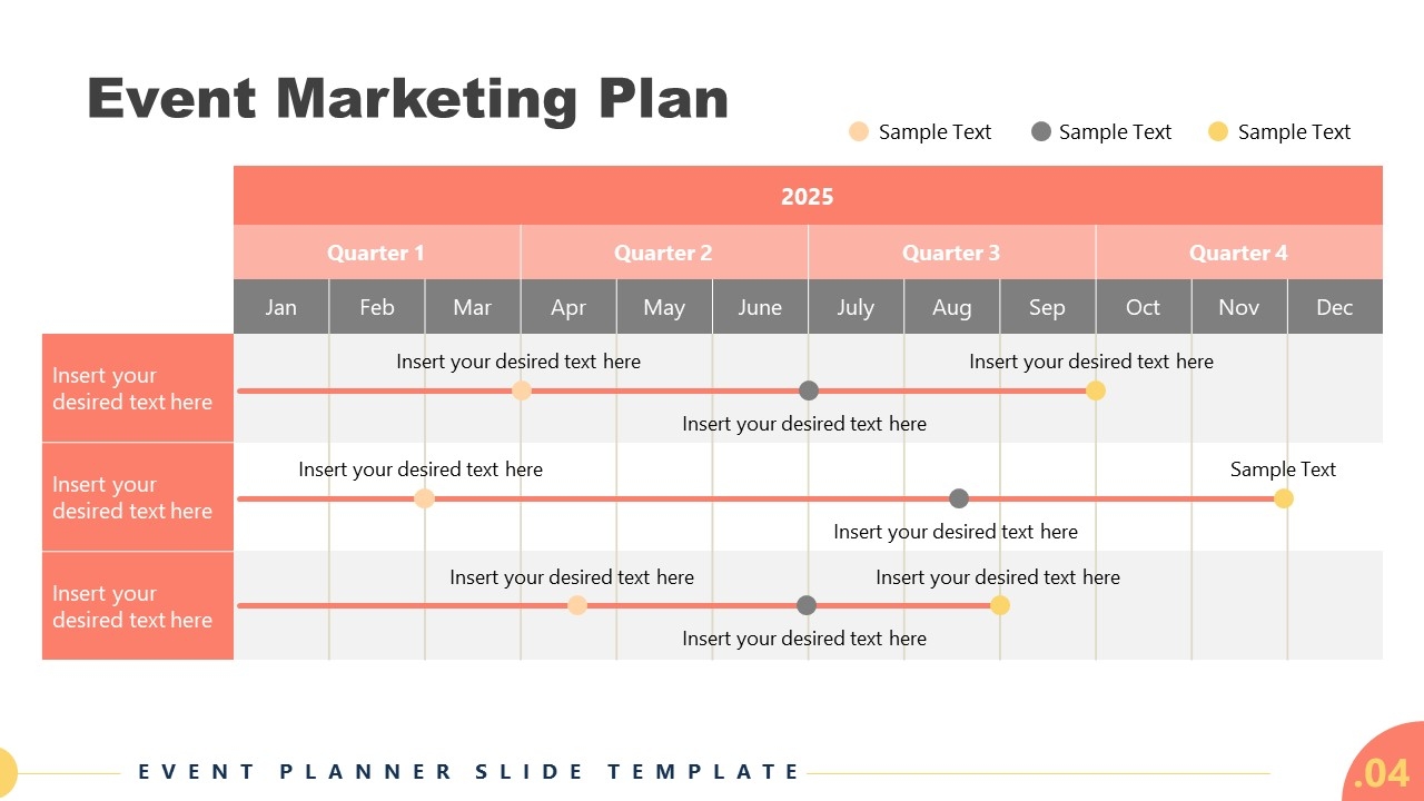 Timeline Slide For Event Marketing Plan SlideModel