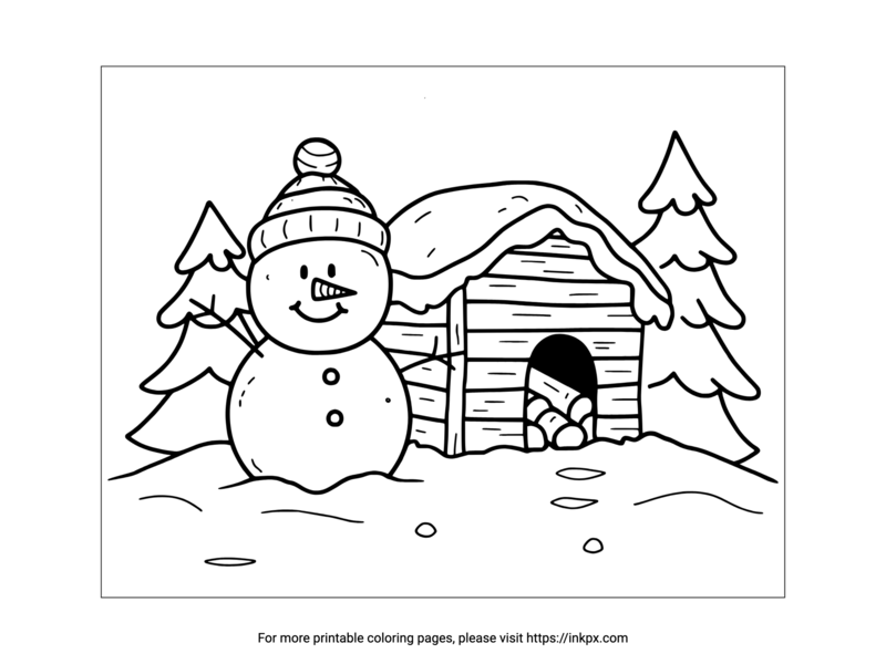 Child compares colors for snowman shading