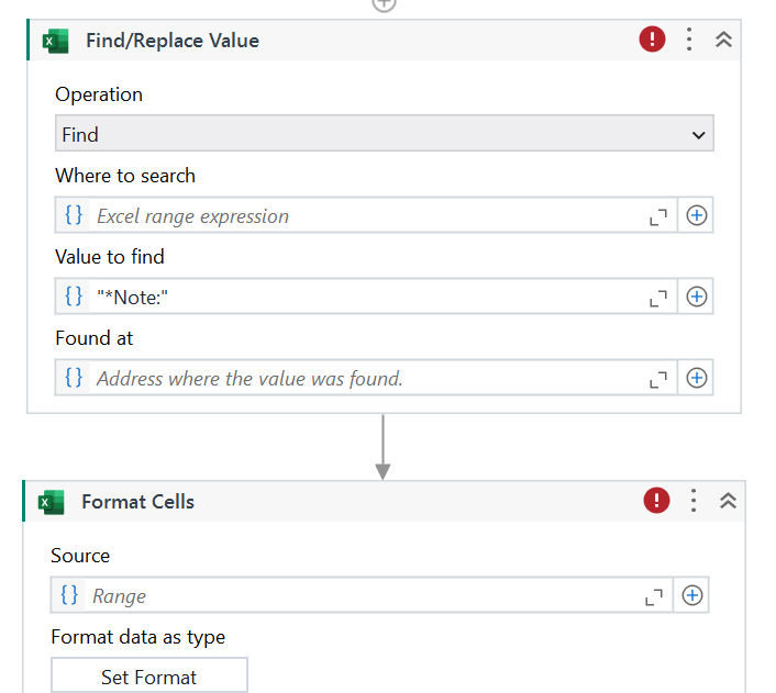 Screenshot of Find and Replace dialog in Excel