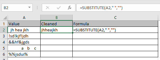 Macro editor window with cleanup script