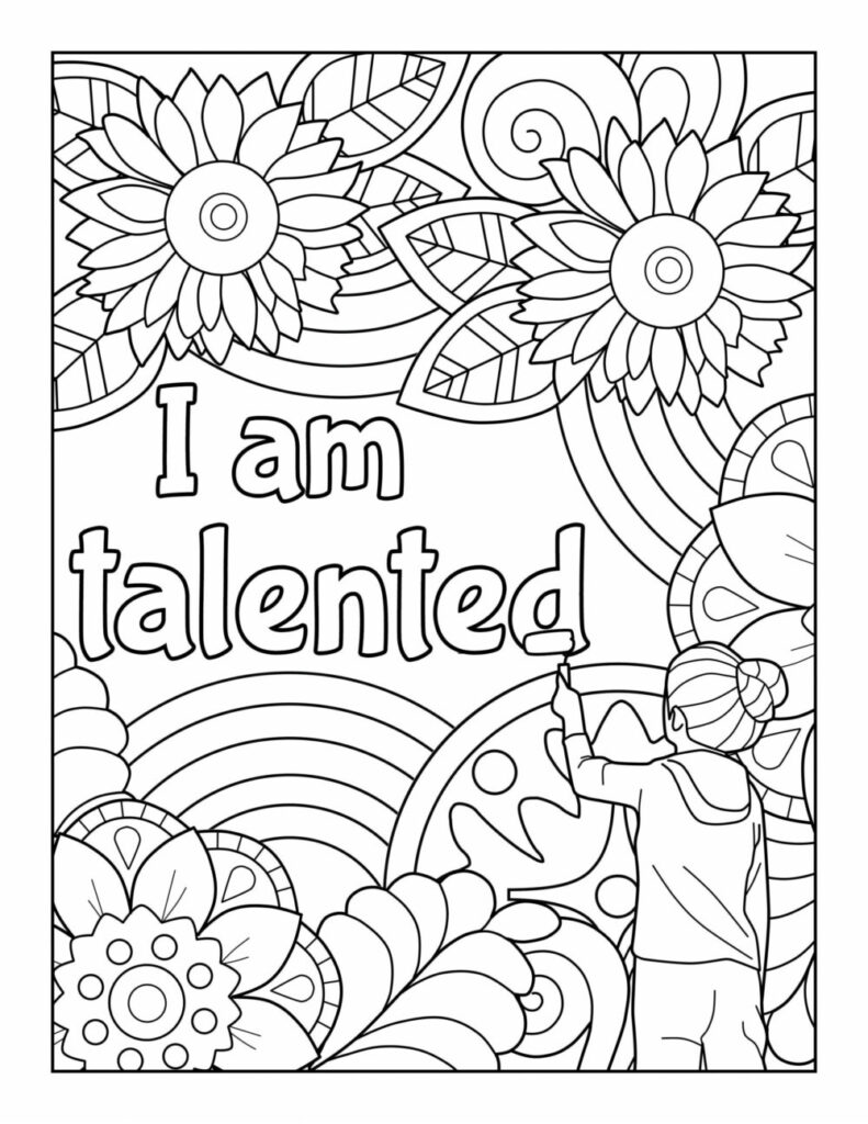 Printable checklist and calendar page on a desk next to colored pencils