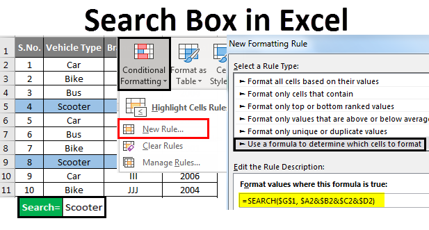 Excel window showing filters applied to a table