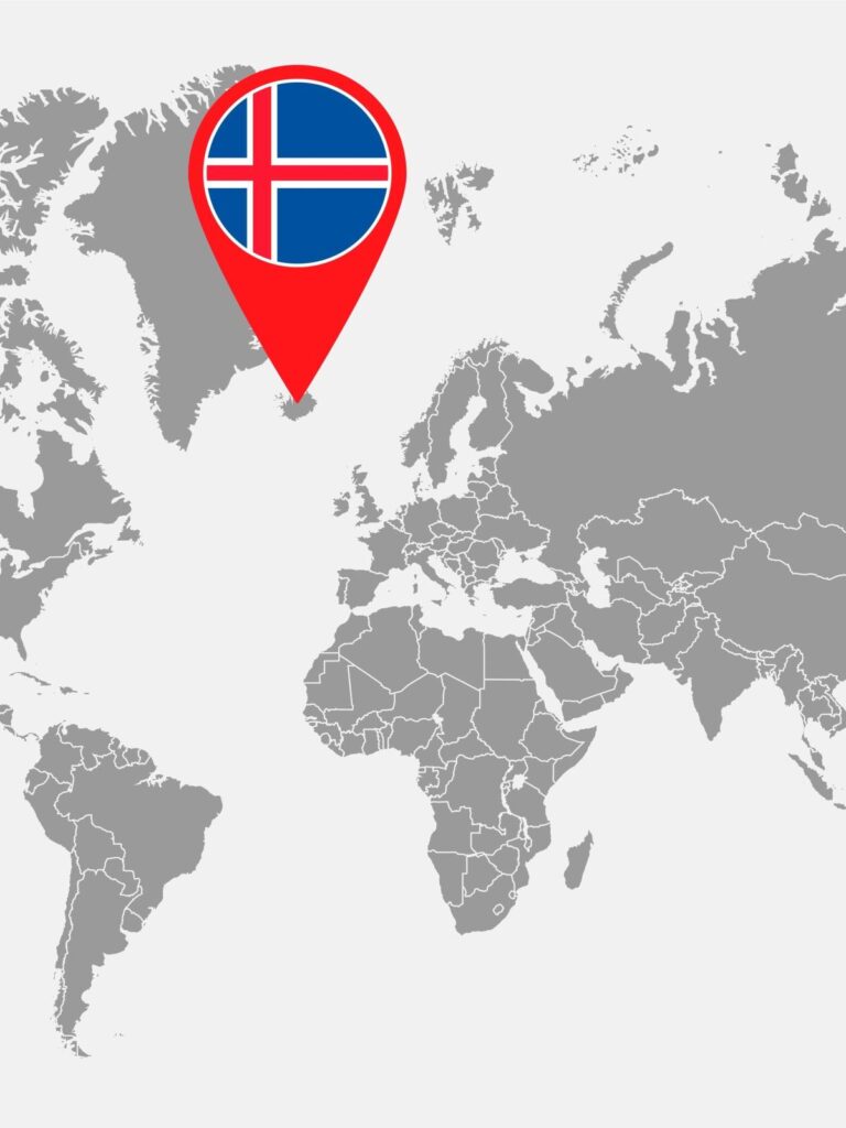 Kids following clues to locate Iceland on a globe