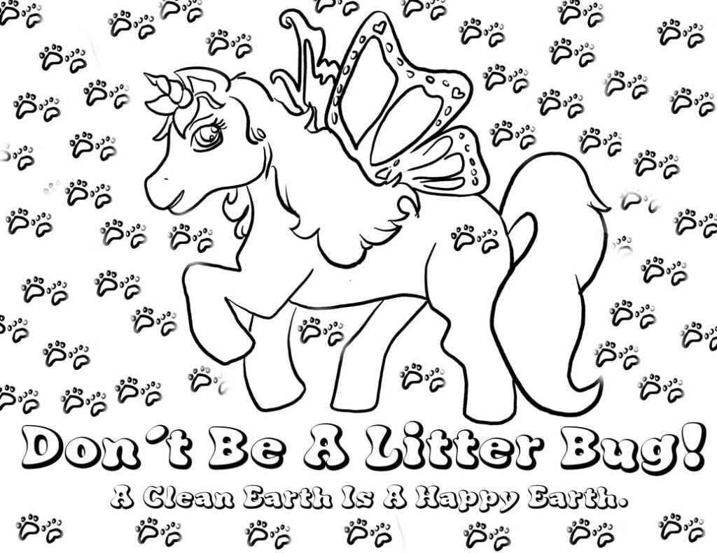 Family-friendly coloring station with markers and pages