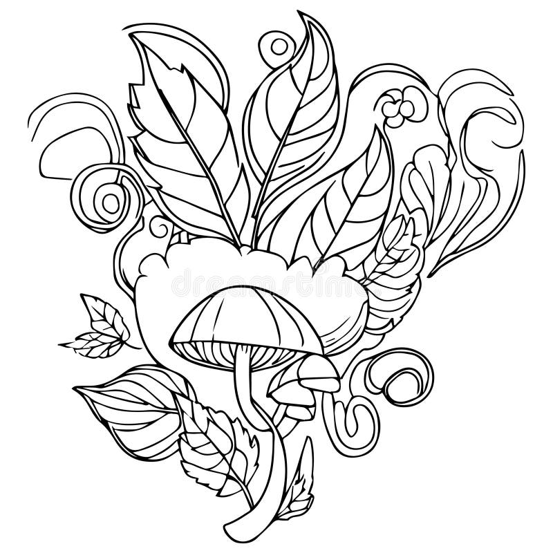 Close-up of a page with fall leaves border