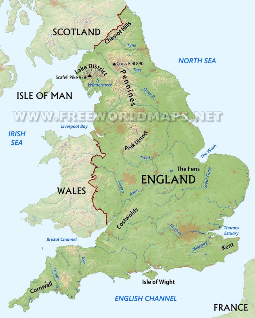 Scale bar displayed with distance ruler on map