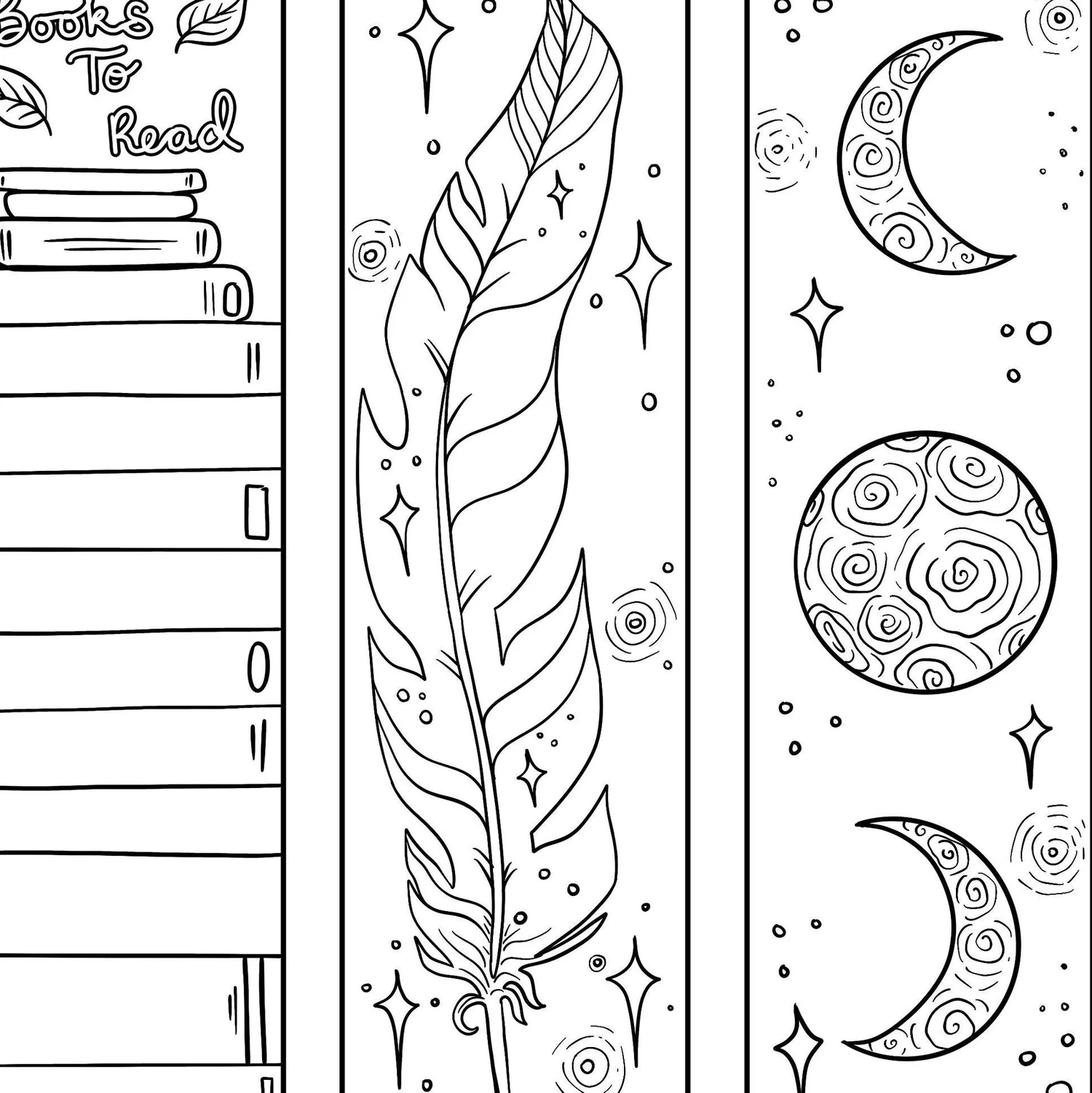 image alt text: child colors a bookmark page with pencils at a desk
