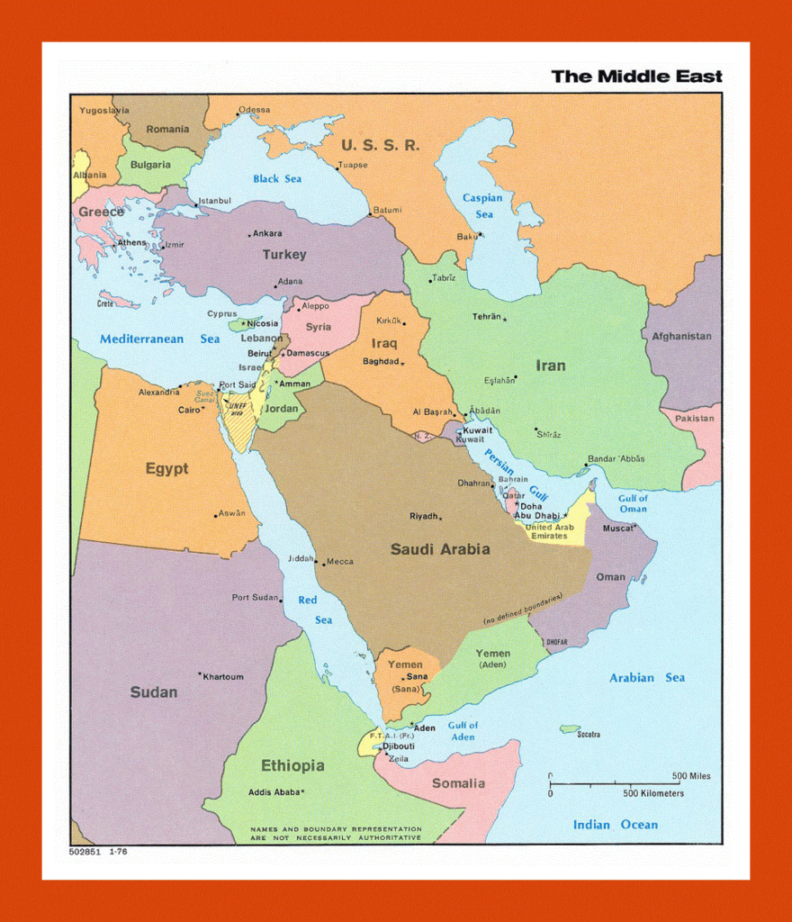 Map legend showing symbols and colors