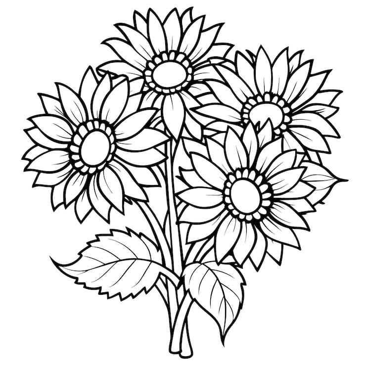 Student labeling colors on sunflower page
