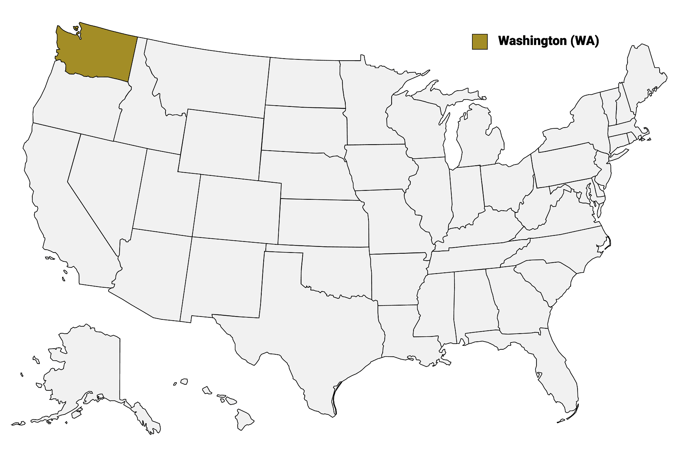 Child tracing Washington on a printed US map